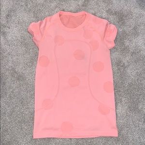 Lululemon orange swiftly tech short sleeve